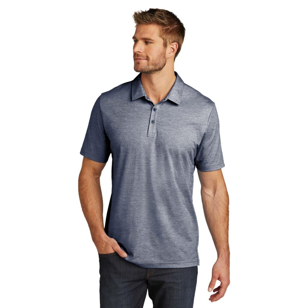 Travis Matthew Oceanside Polo shirt in heather gray