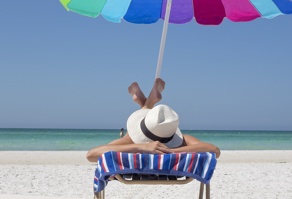 vacation-beach umbrella